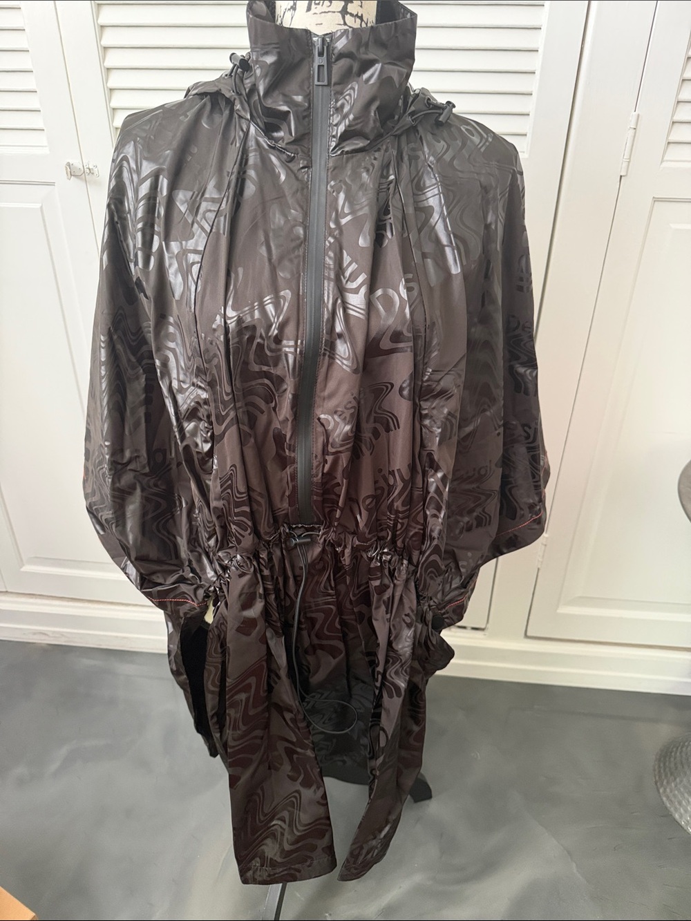 Desigual Women's Lightweight Hooded Rain Jacket